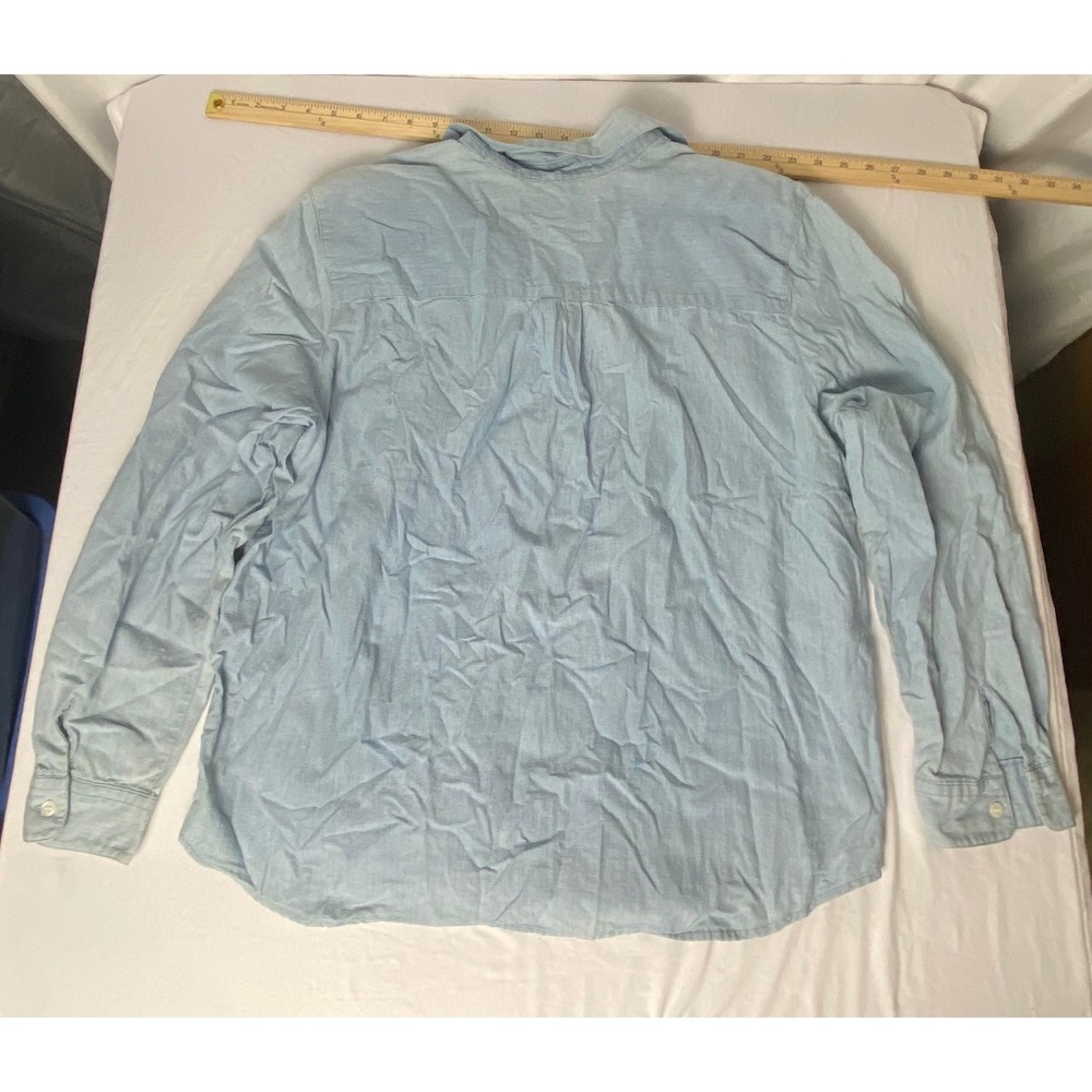Vintage Karen Scott Christmas Embroidered Button Down Shirt Holiday Top xlarge‎ - Picture 9 of 11